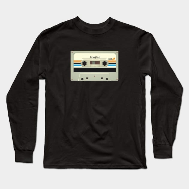 Imagine Long Sleeve T-Shirt by PopGraphics